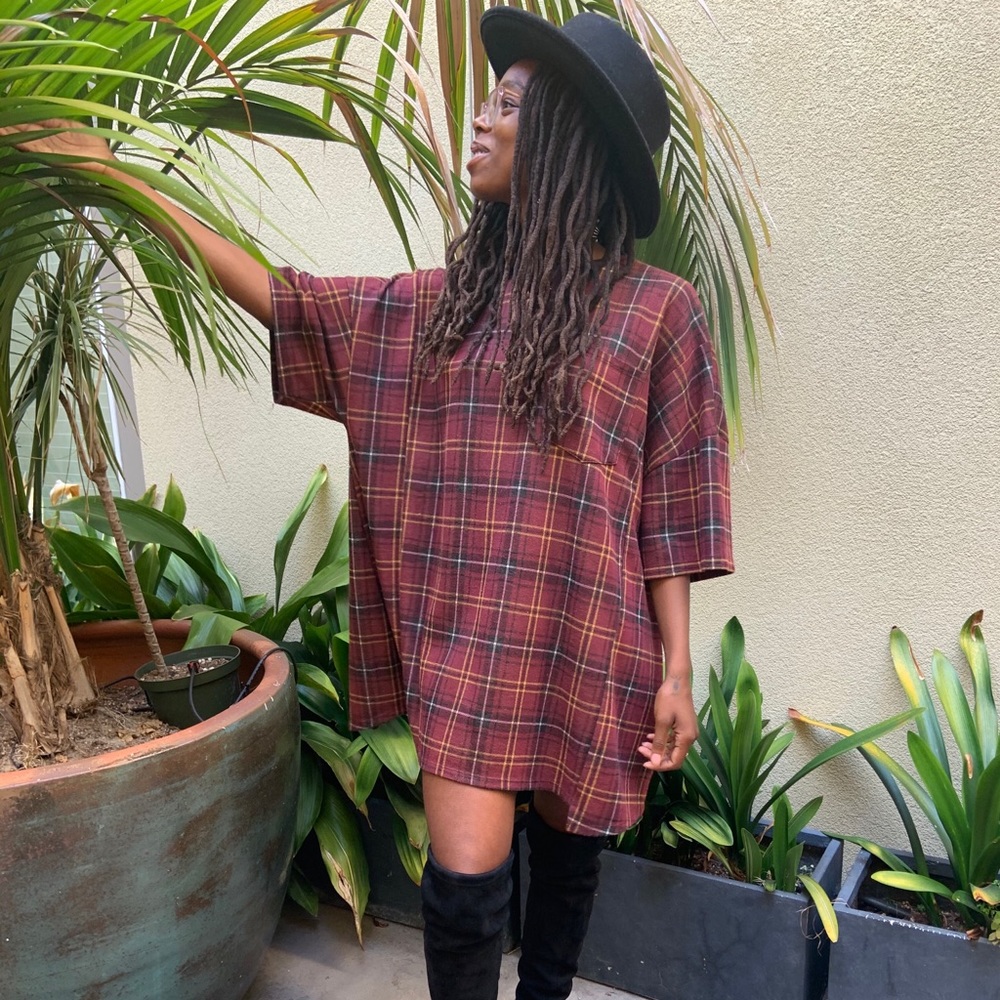 Plaid Zara dress